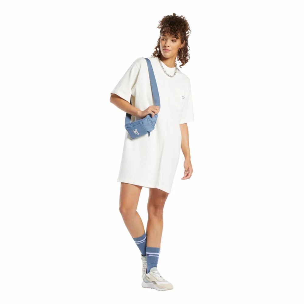 Reebok Apparel Women REEBOK CLASSICS T-SHIRT DRESS CHALK - Image 2