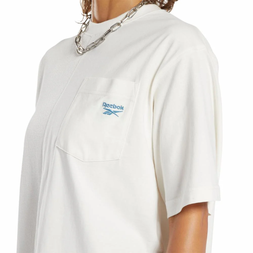 Reebok Apparel Women REEBOK CLASSICS T-SHIRT DRESS CHALK - Image 5