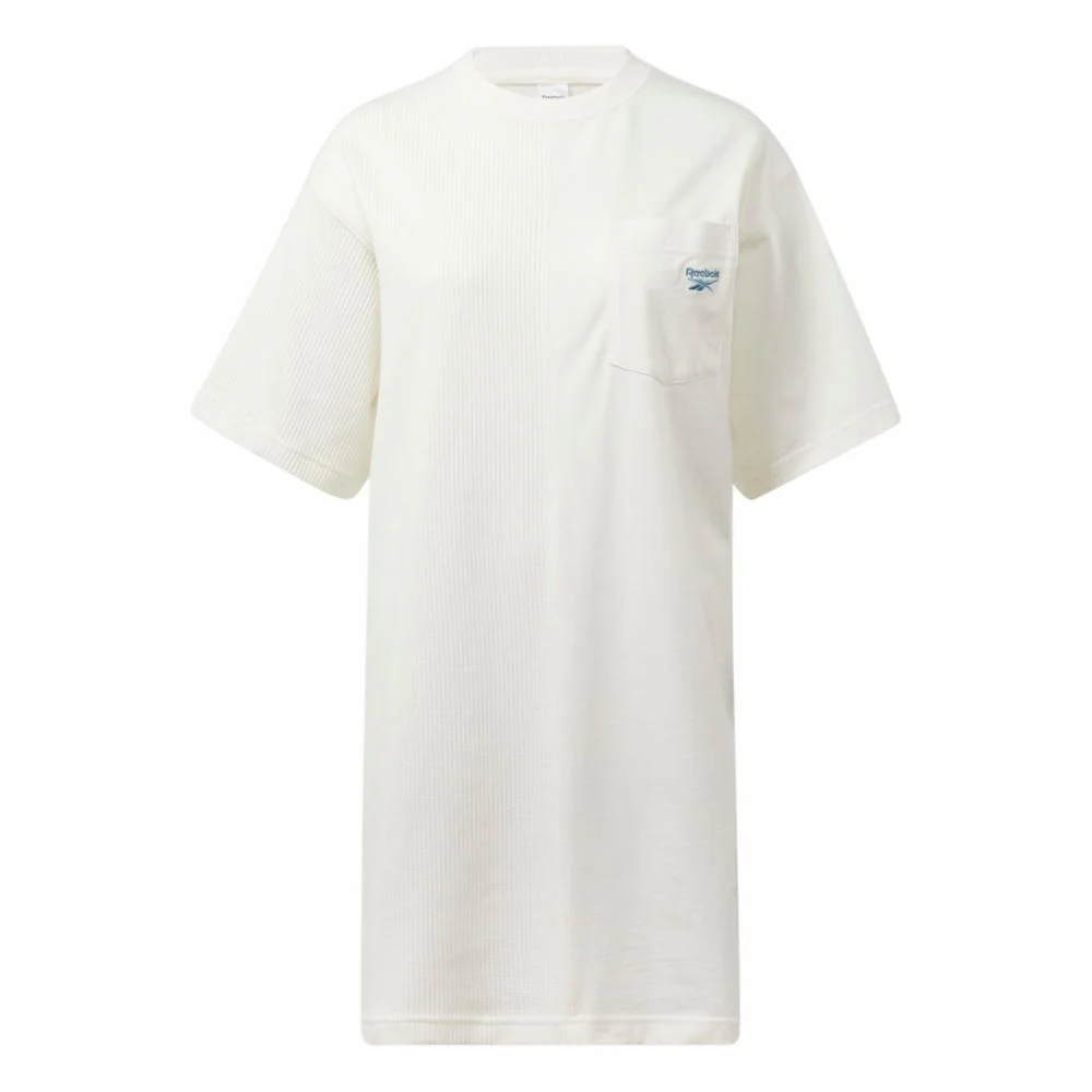Reebok Apparel Women REEBOK CLASSICS T-SHIRT DRESS CHALK - Image 7