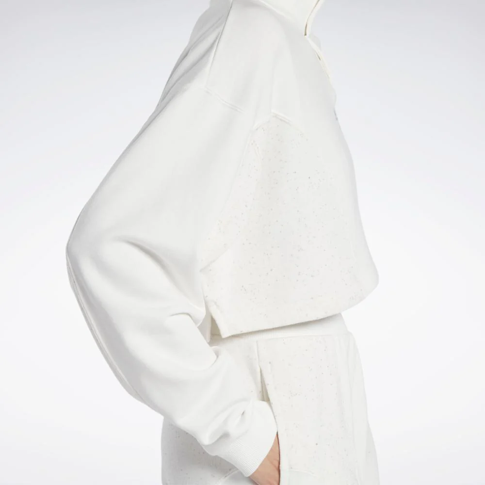 Reebok Apparel Women Reebok Classics Varsity Sweatshirt CHALK - Image 6