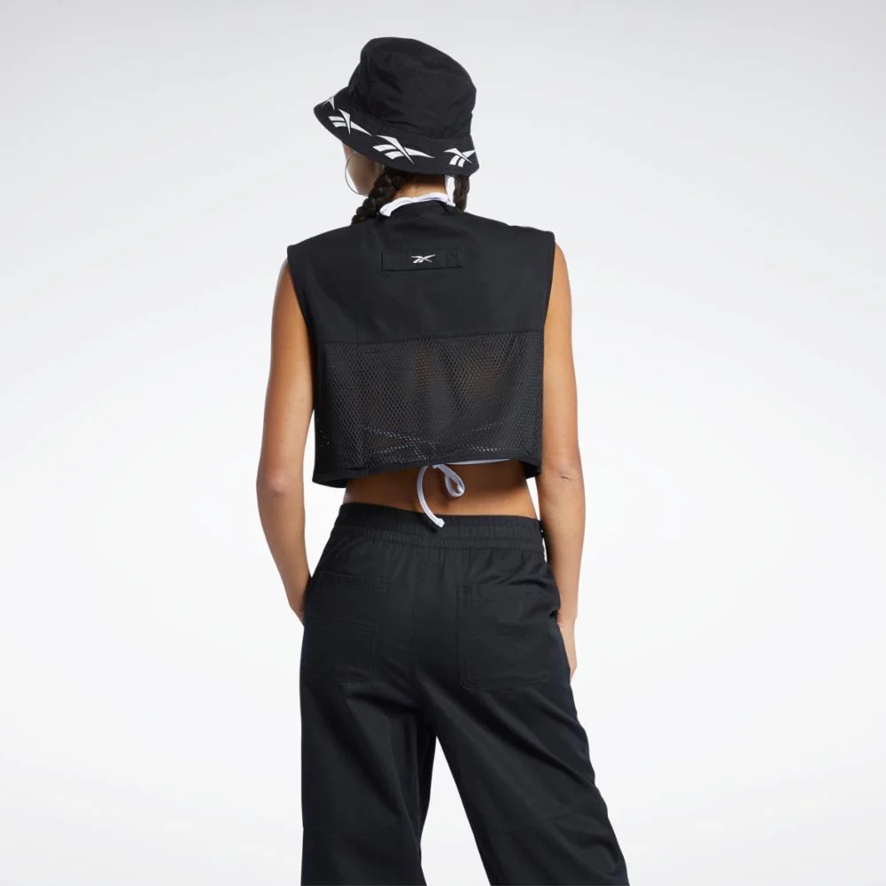 Reebok Apparel Women Reebok Classics Vest BLACK - Image 3