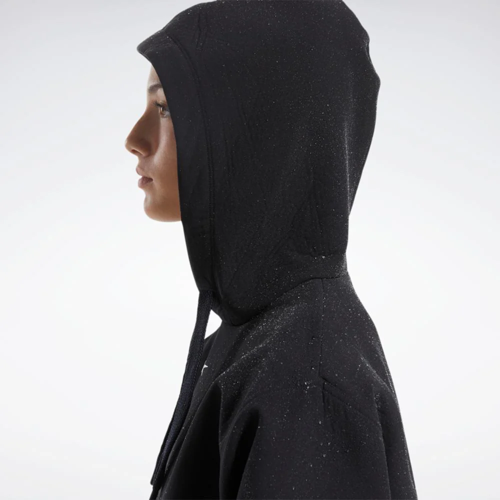 Reebok Apparel Women Reebok Edgeworks Hoodie BLACK - Image 6