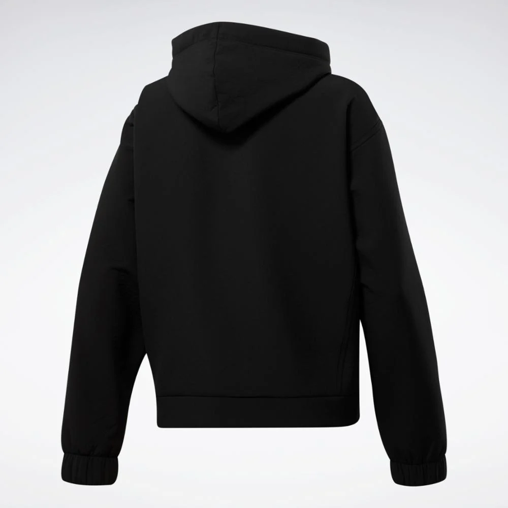 Reebok Apparel Women Reebok Edgeworks Hoodie BLACK - Image 8
