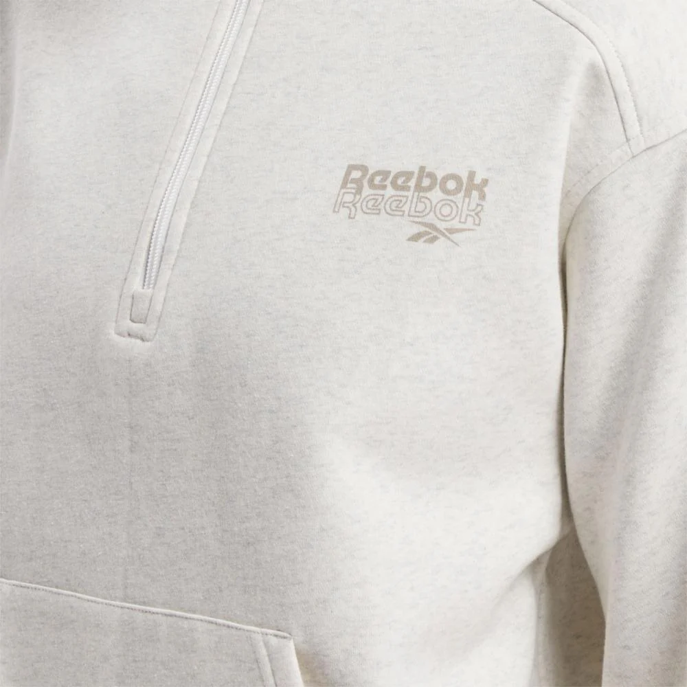 Reebok Apparel Women Reebok ID Energy Fleece Quarter-Zip CHAMEL - Image 4
