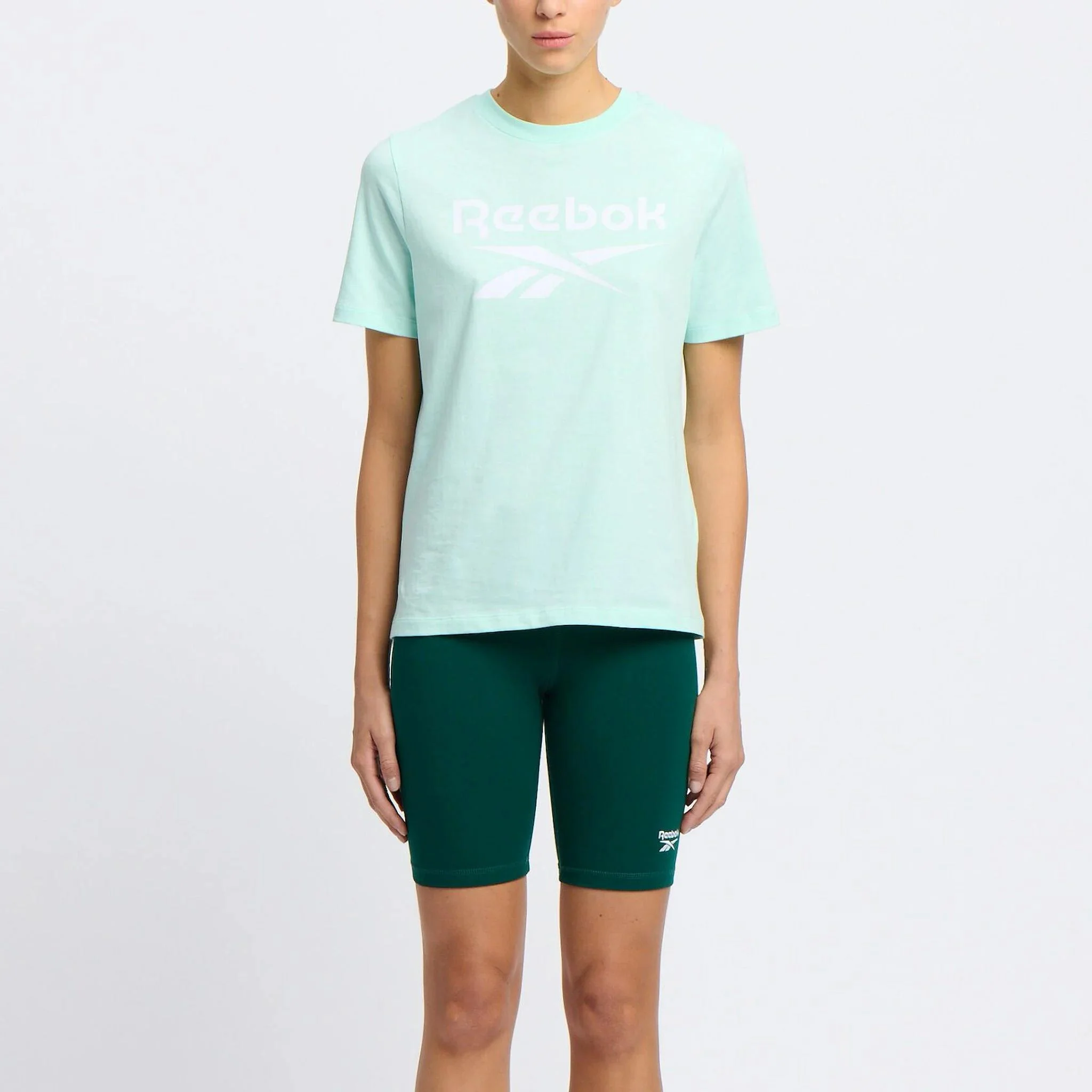 Reebok Apparel Women Reebok Identity Big Logo T-Shirt GLITCH AQUA