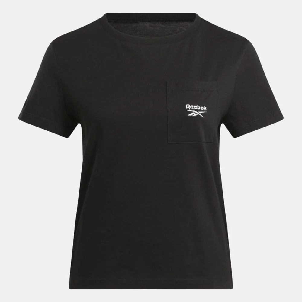 Reebok Apparel Women Reebok Identity Classics T-Shirt BLACK - Image 4