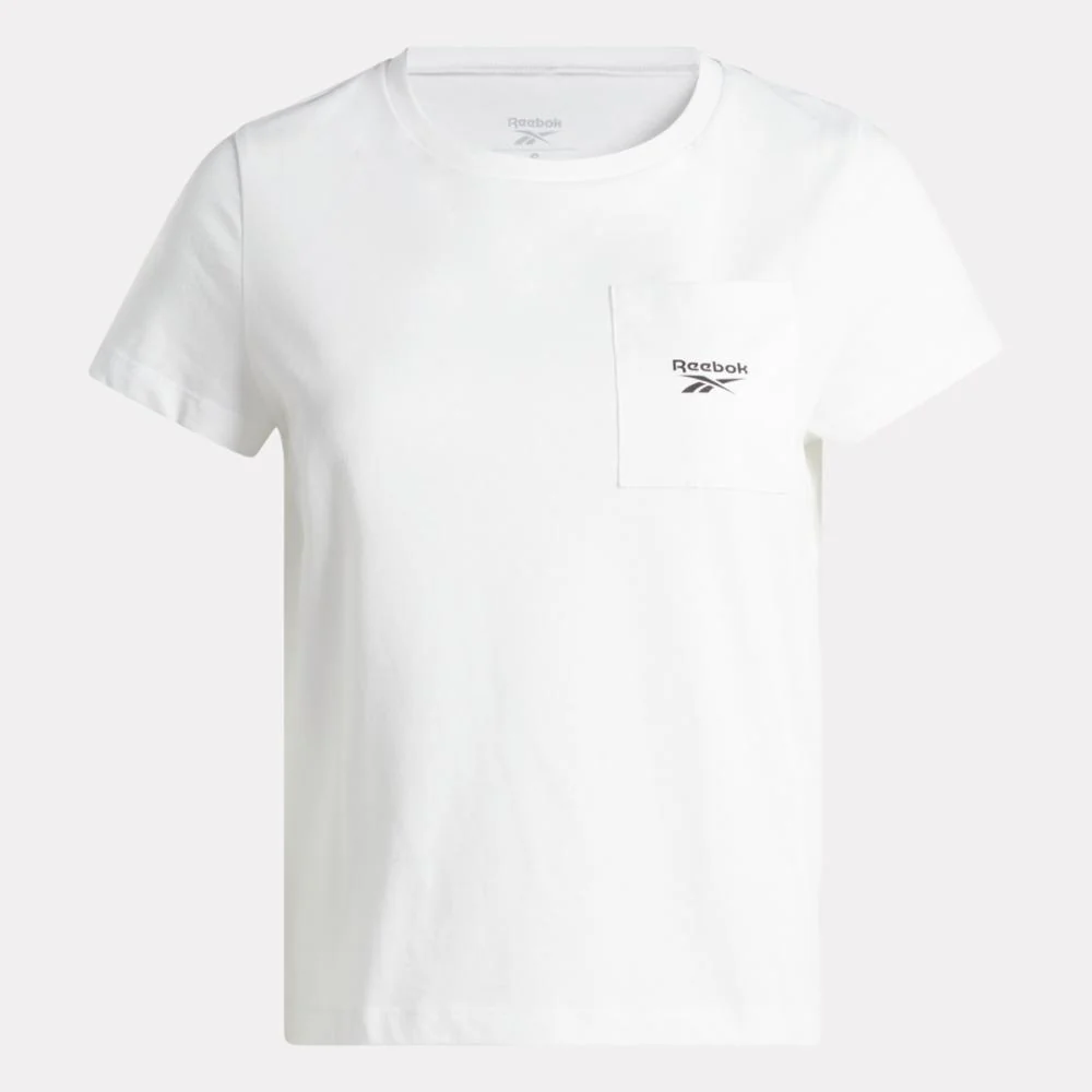Reebok Apparel Women Reebok Identity Classics T-Shirt WHITE - Image 4