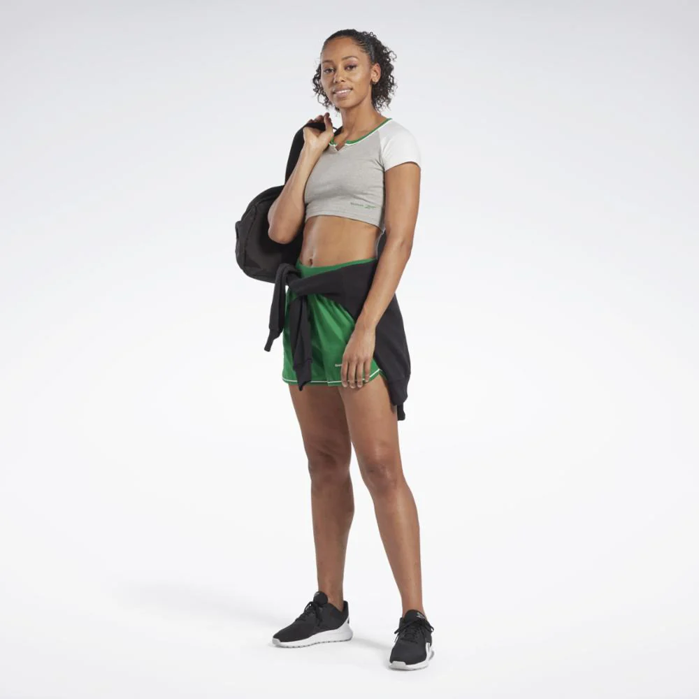 Reebok Apparel Women Reebok Identity Crop T-Shirt MGREYH - Image 2