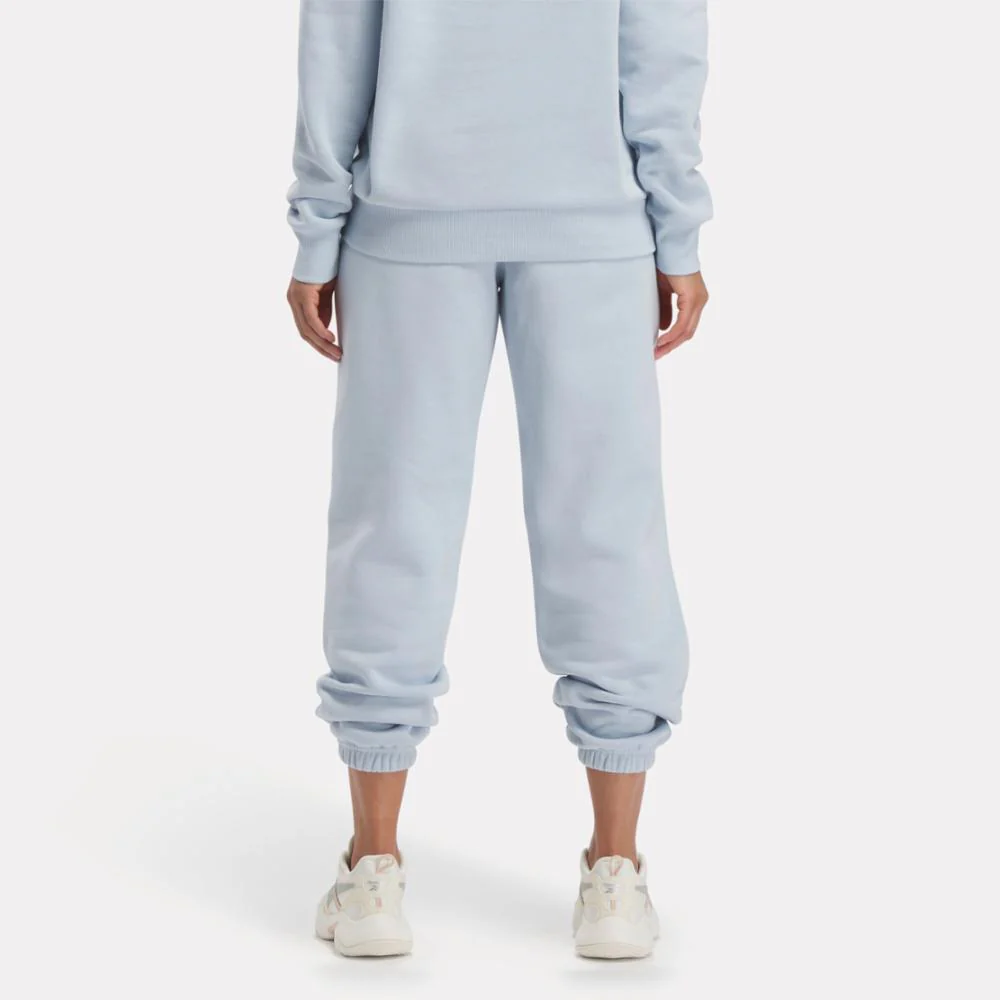 Reebok Apparel Women Reebok Identity Fleece Joggers FEEL GOOD BLUE - Image 2