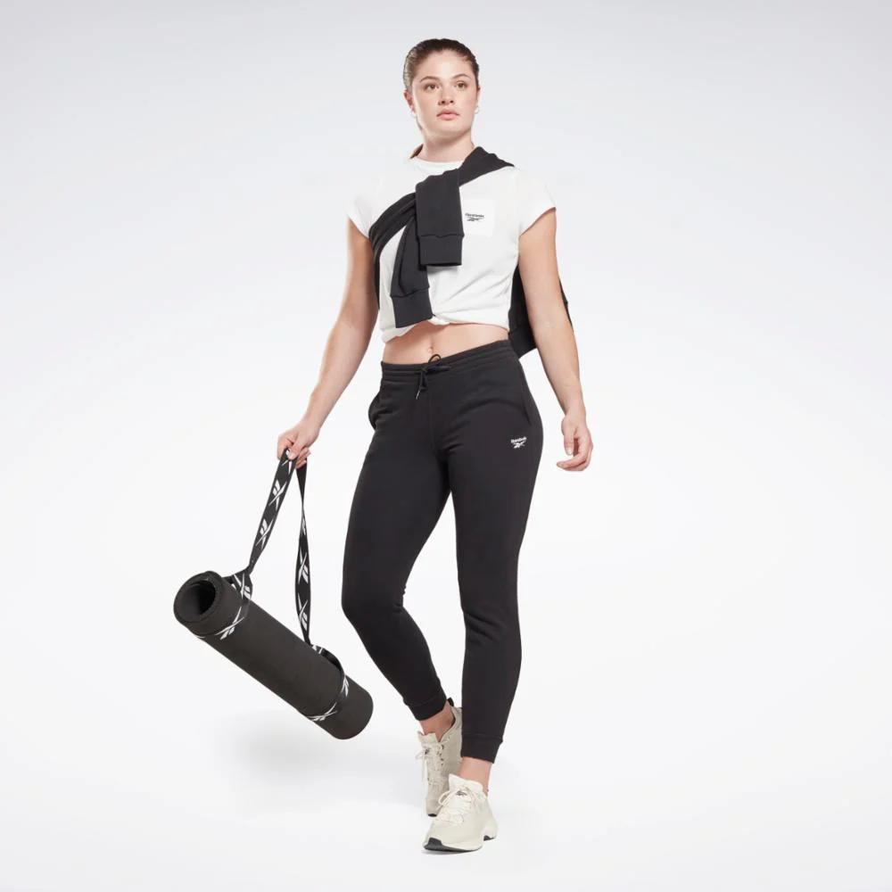 Reebok Apparel Women Reebok Identity French Terry Joggers BLACK - Image 2