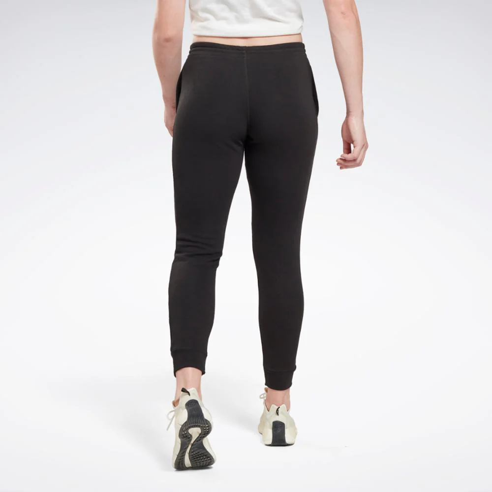 Reebok Apparel Women Reebok Identity French Terry Joggers BLACK - Image 3