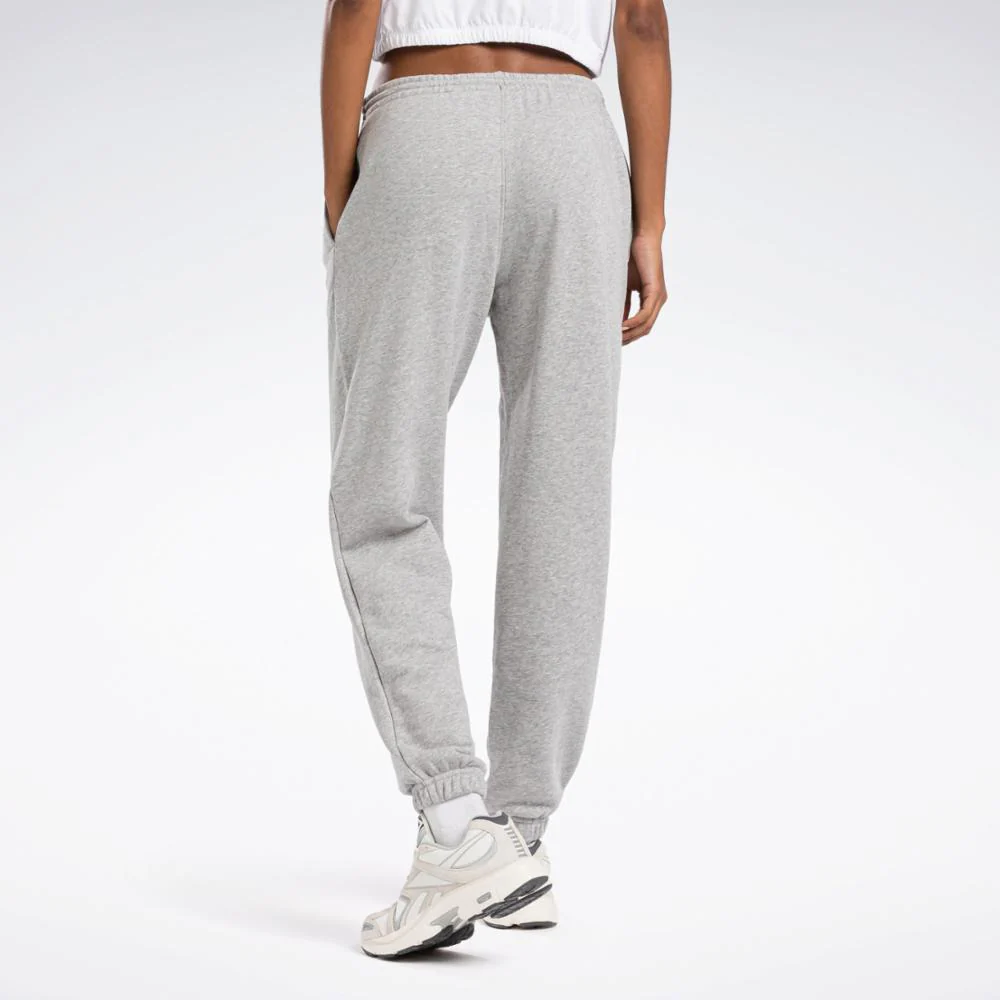 Reebok Apparel Women Reebok Identity French Terry Pants MGREYH - Image 3