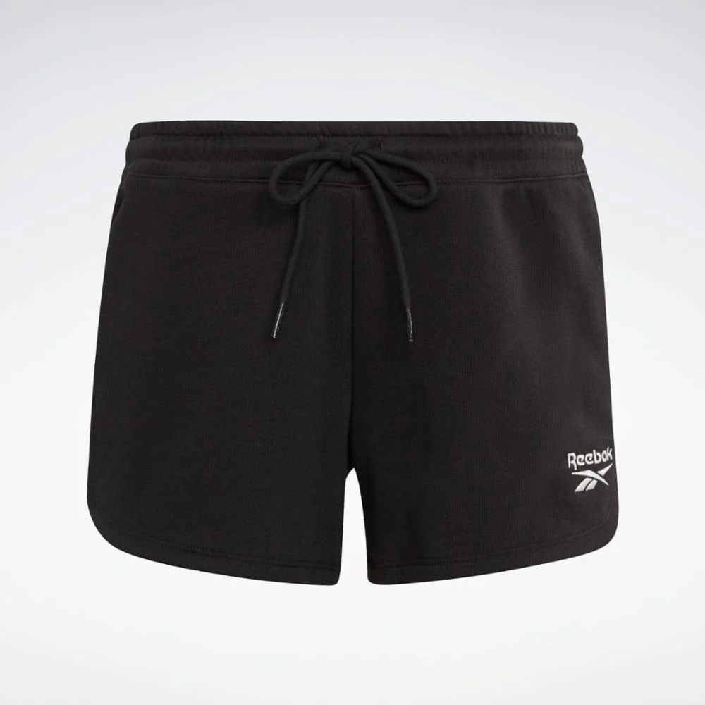 Reebok Apparel Women Reebok Identity French Terry Shorts BLACK - Image 6