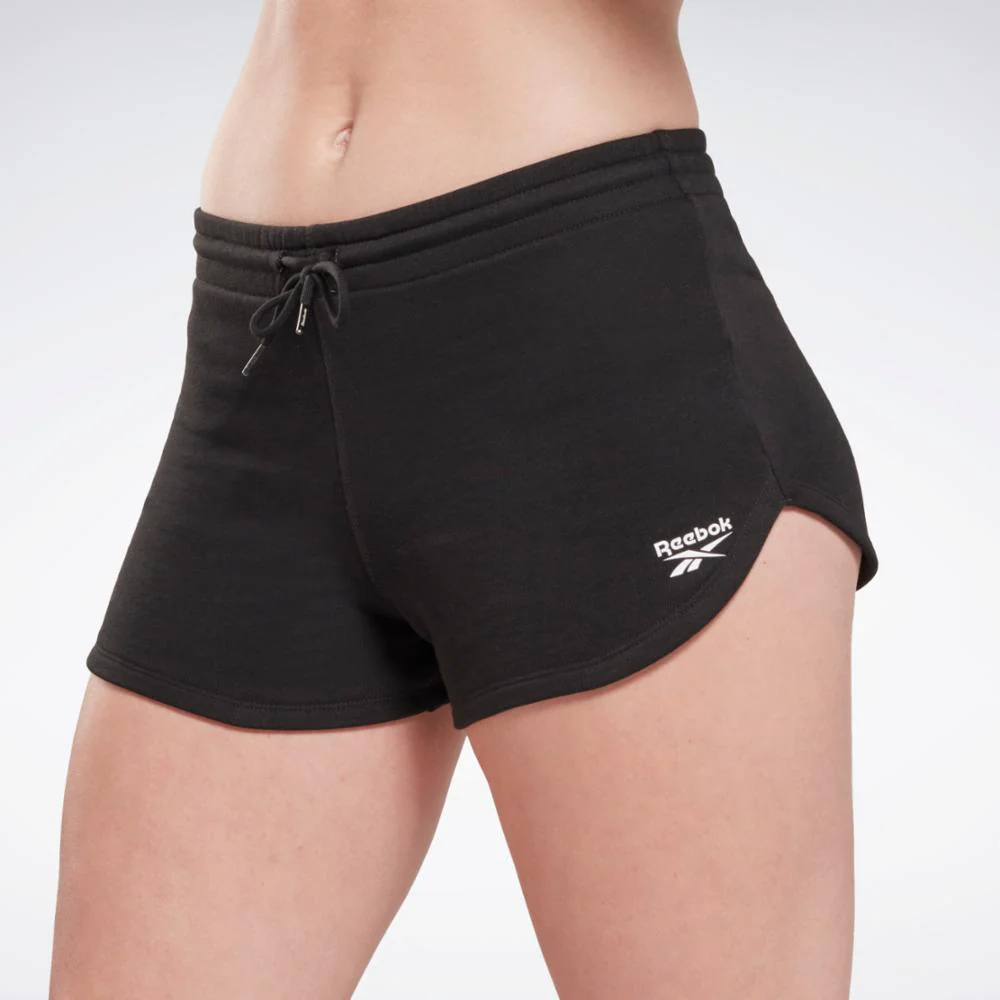 Reebok Apparel Women Reebok Identity French Terry Shorts BLACK - Image 4