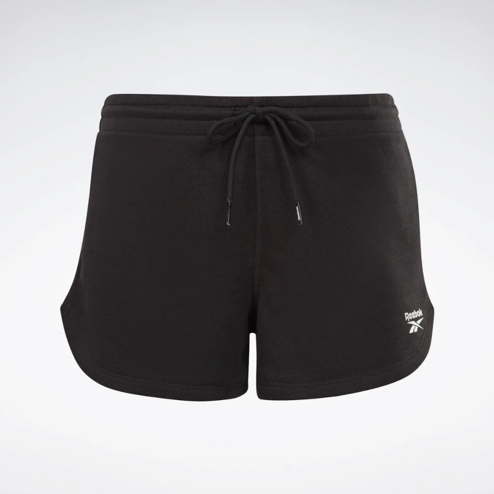 Reebok Apparel Women Reebok Identity French Terry Shorts BLACK - Image 5