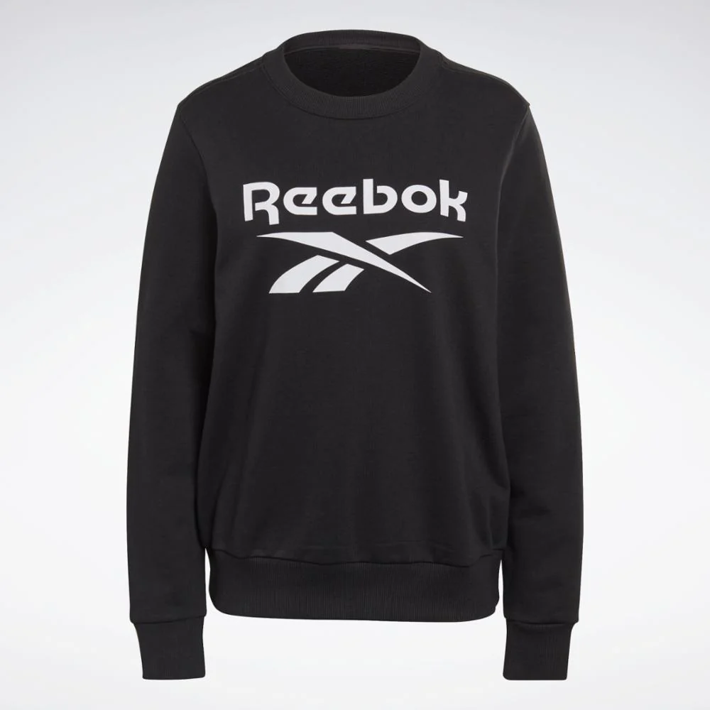 Reebok Apparel Women Reebok Identity French Terry Sweatshirt BLACK - Image 6