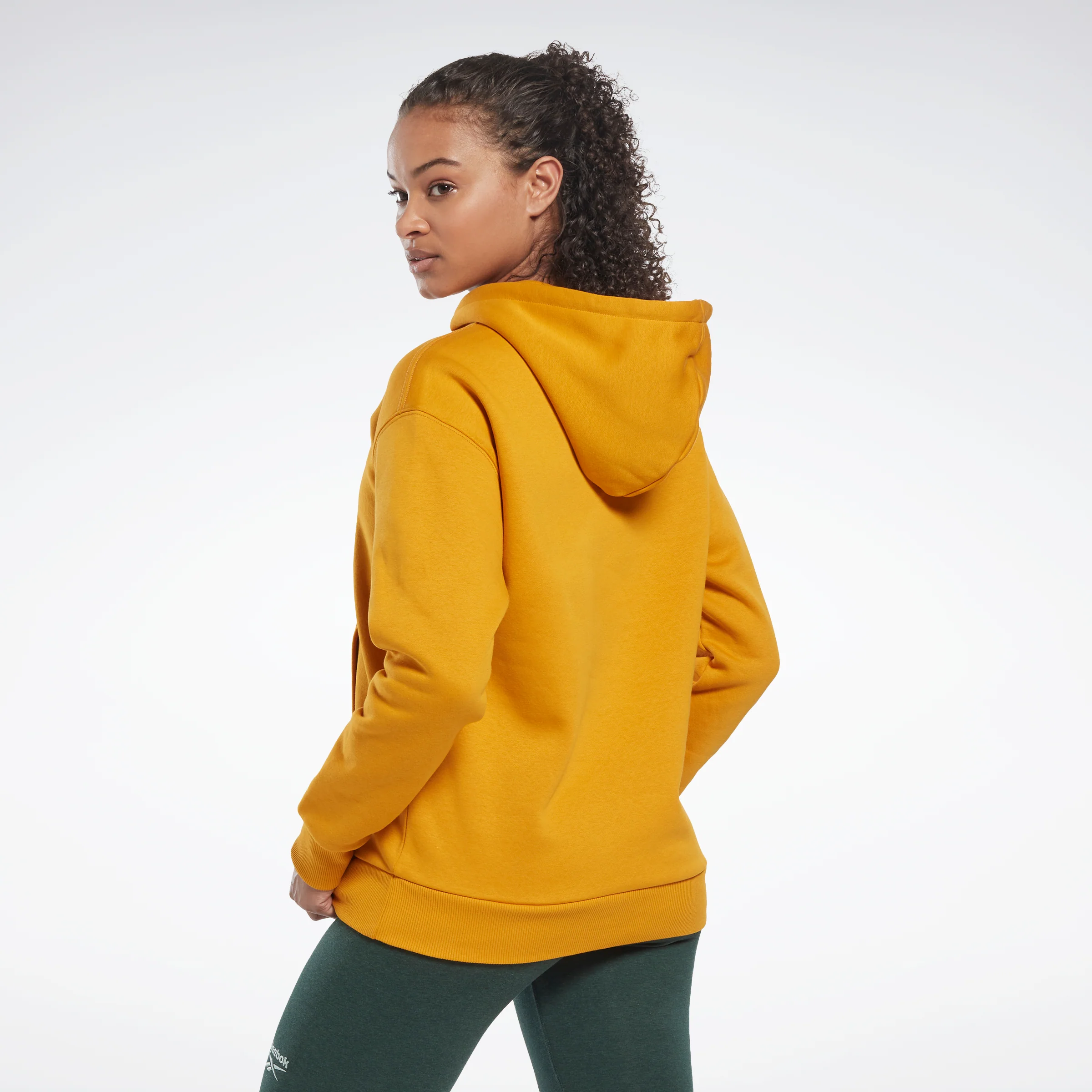 Reebok Apparel Women Reebok Identity Logo Fleece Hoodie Brgoch - Image 3