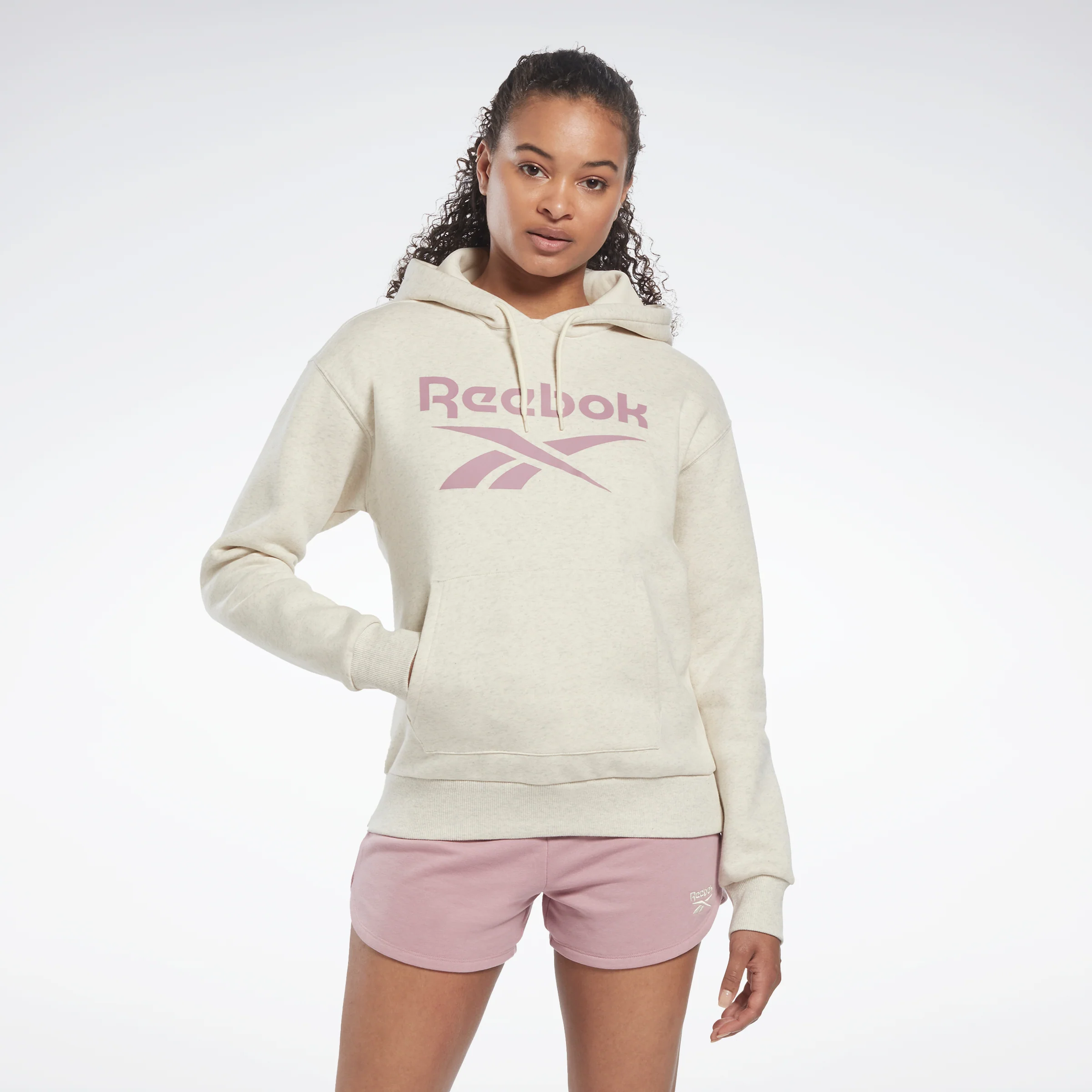 Reebok Apparel Women Reebok Identity Logo Fleece Hoodie Clwtml