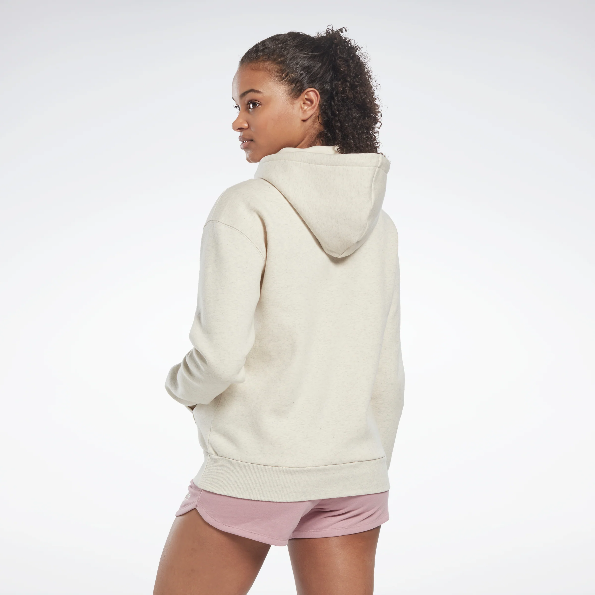 Reebok Apparel Women Reebok Identity Logo Fleece Hoodie Clwtml - Image 3