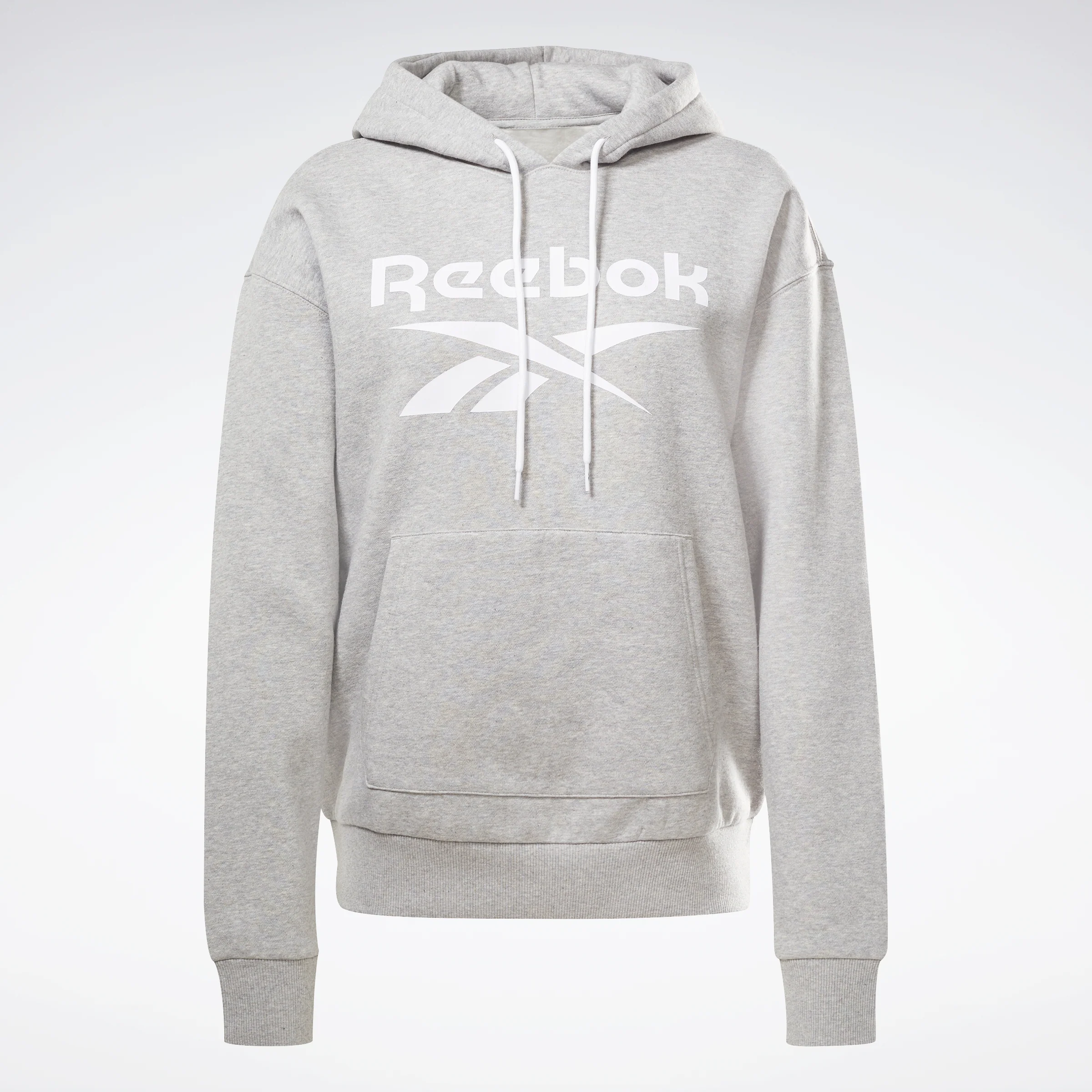 Reebok Apparel Women Reebok Identity Logo Fleece Hoodie Mgreyh - Image 6