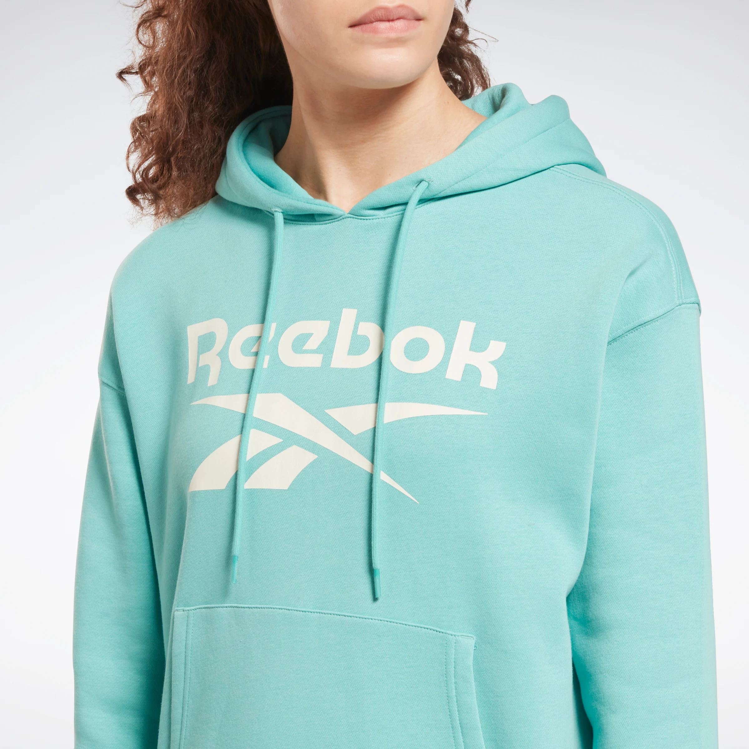 Reebok Apparel Women Reebok Identity Logo Fleece Hoodie Seclte - Image 4