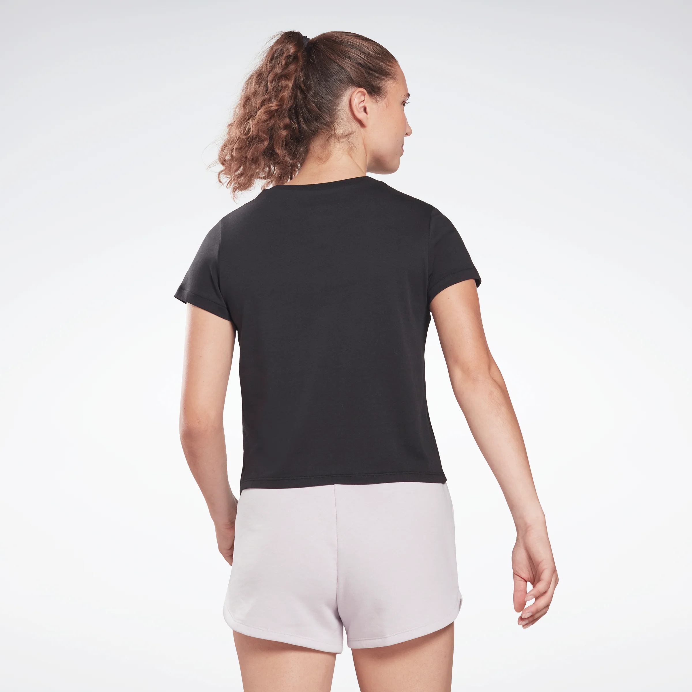 Reebok Apparel Women Reebok Identity Pocket T-Shirt Black - Image 3