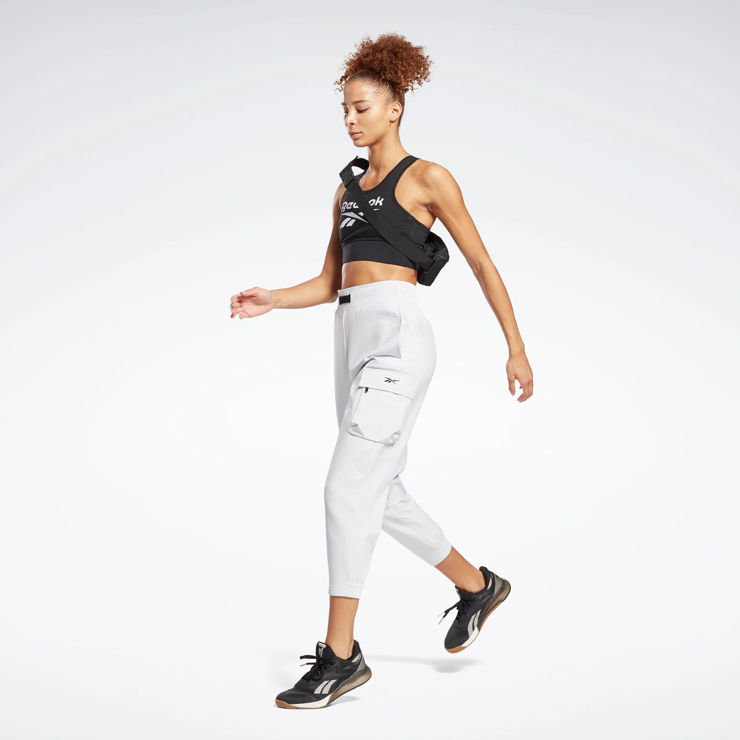 Reebok Apparel Women Reebok Identity Sports Bra Black - Image 2