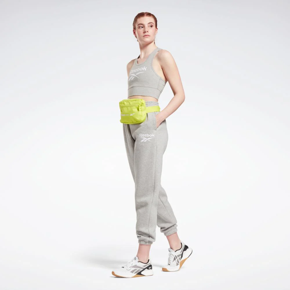 Reebok Apparel Women Reebok Identity Sports Bra MGREYH/WHITE - Image 2
