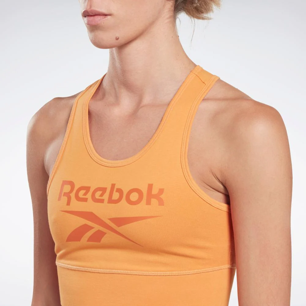 Reebok Apparel Women Reebok Identity Sports Bra PEAFUZ - Image 4