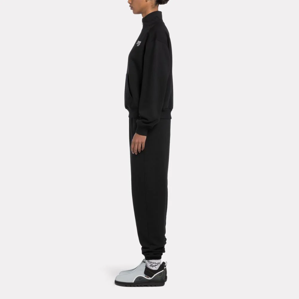 Reebok Apparel Women Reebok Identity Sweatshirt BLACK - Image 2