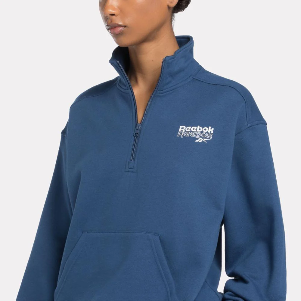 Reebok Apparel Women Reebok Identity Sweatshirt UNIBLU - Image 4