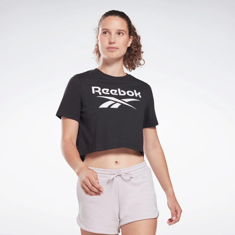 Reebok Apparel Women Reebok Identity T-Shirt BLACK