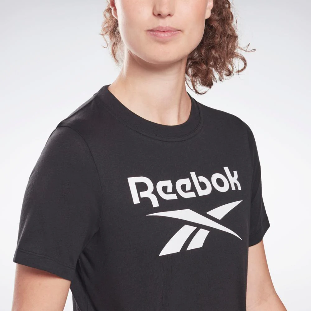 Reebok Apparel Women Reebok Identity T-Shirt BLACK - Image 4