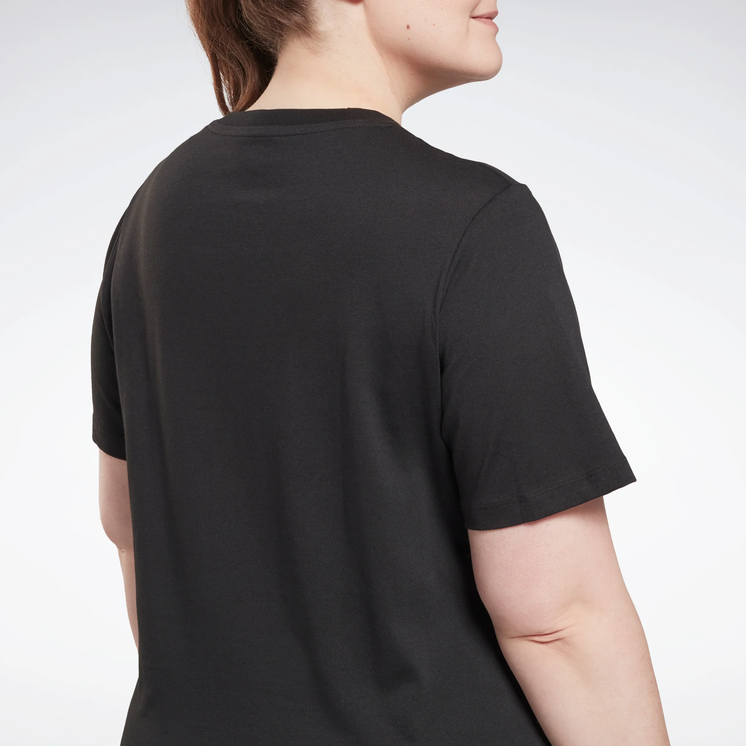 Reebok Apparel Women Reebok Identity T-Shirt (Plus Size) Black - Image 3