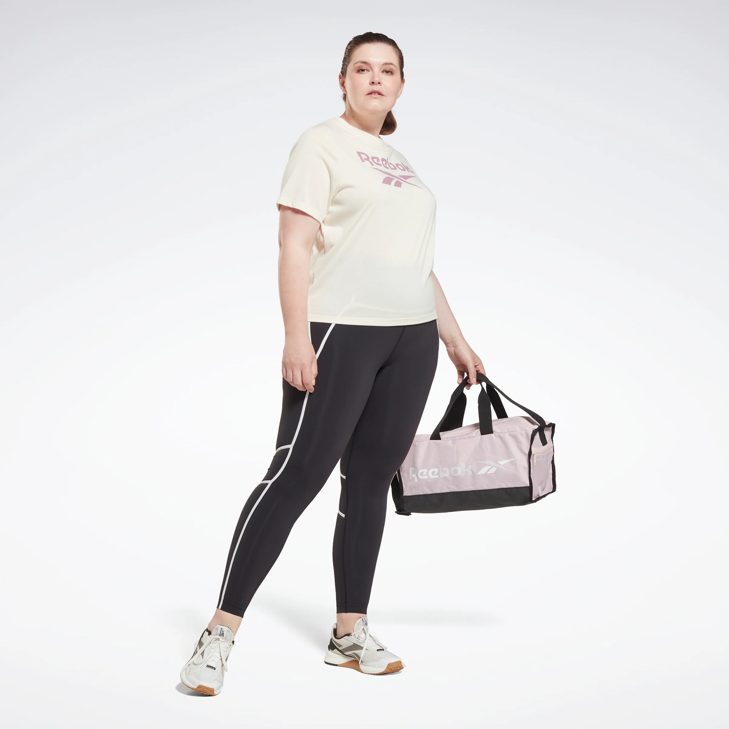 Reebok Apparel Women Reebok Identity T-Shirt (Plus Size) Clawht - Image 2