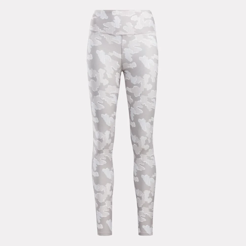 Reebok Apparel Women Reebok Identity Training Camo Leggings ASH - Image 6