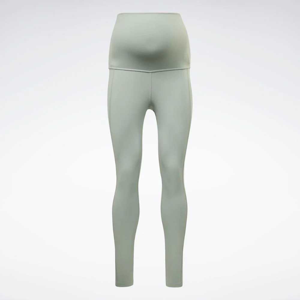 Reebok Apparel Women Reebok Lux Maternity Leggings HARGRN - Image 6
