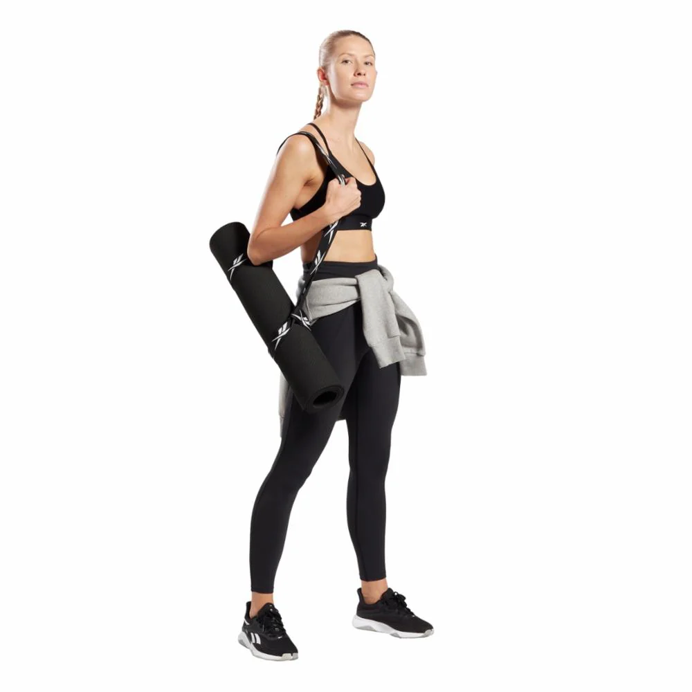 Reebok Apparel Women Reebok Lux Strappy Sports Bra BLACK - Image 5