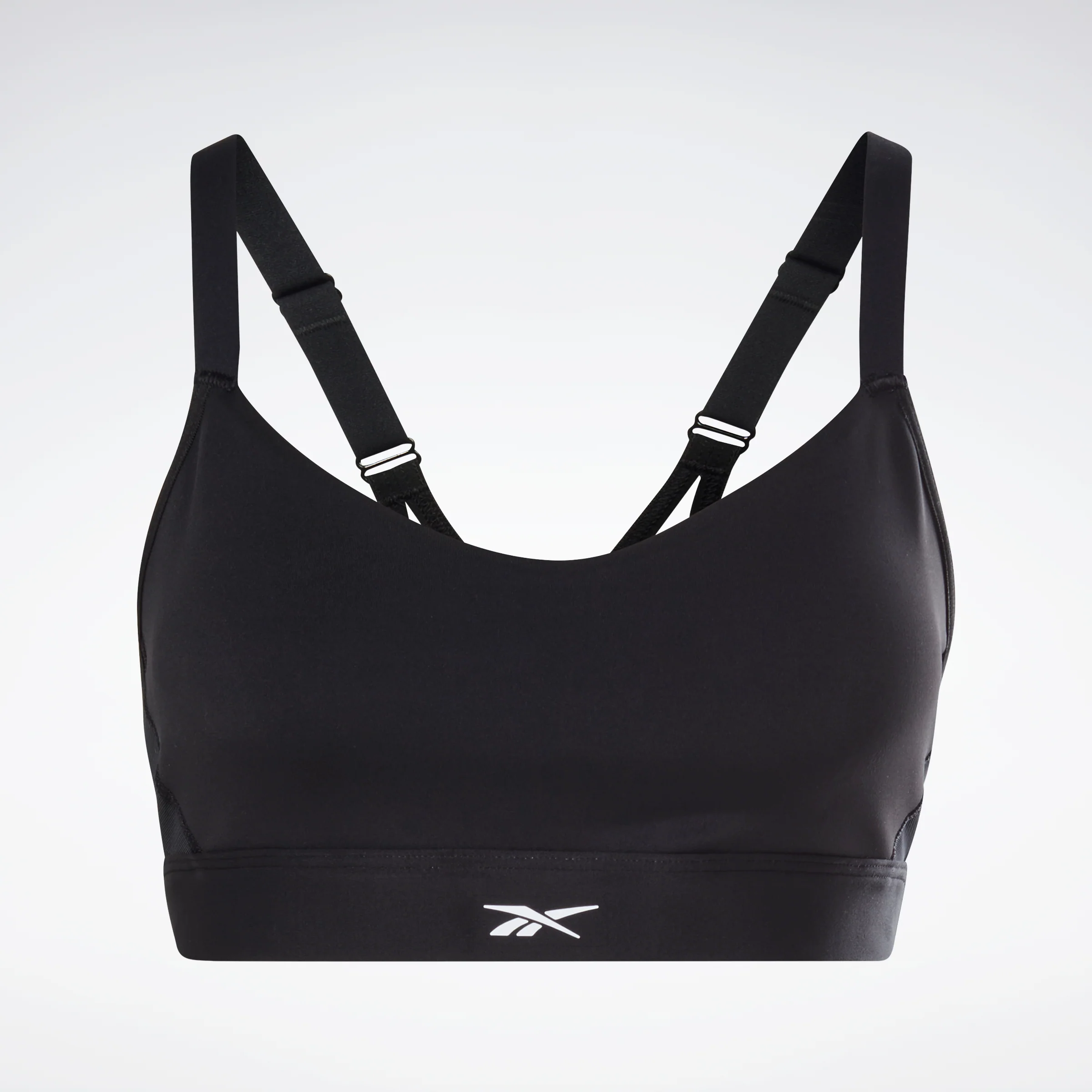 Reebok Apparel Women Reebok Lux Strappy Sports Bra Black - Image 6