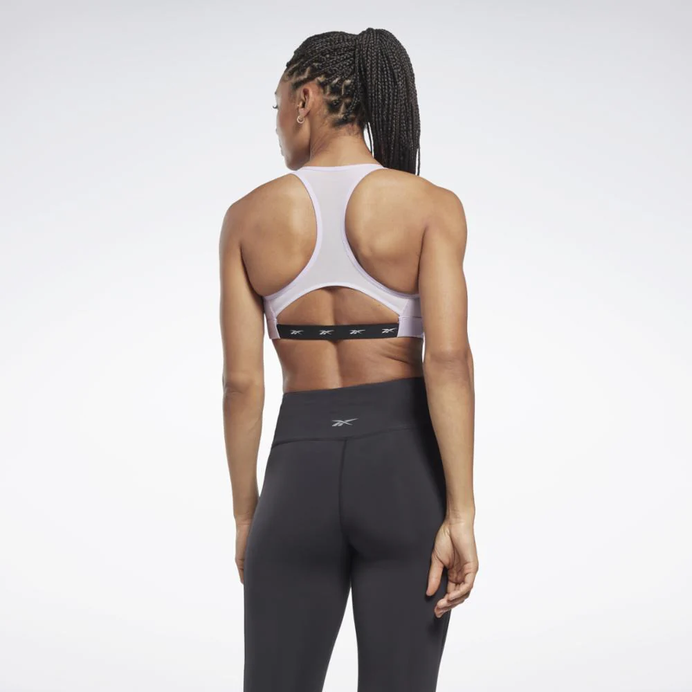 Reebok Apparel Women Reebok Lux Vector Racer Sports Bra PUROAS - Image 3