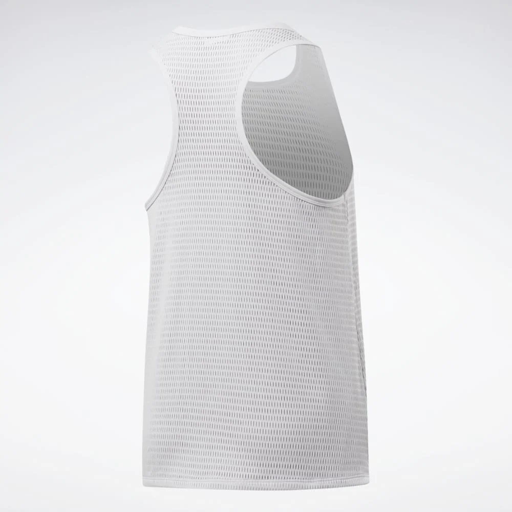 Reebok Apparel Women Reebok Perforated Tank Top PORCEL - Image 8