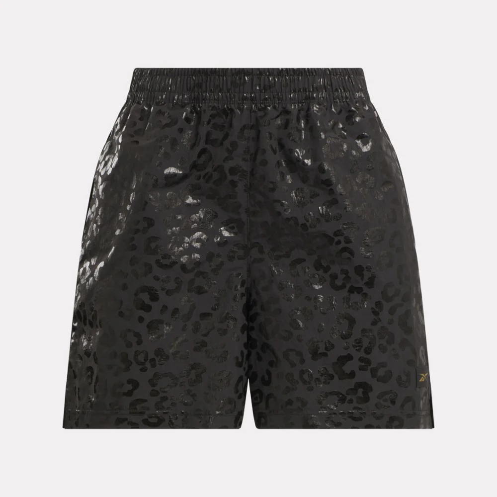 Reebok Apparel Women Reebok x Angel Reese Hoop Shorts WASHED BLACK - Image 6