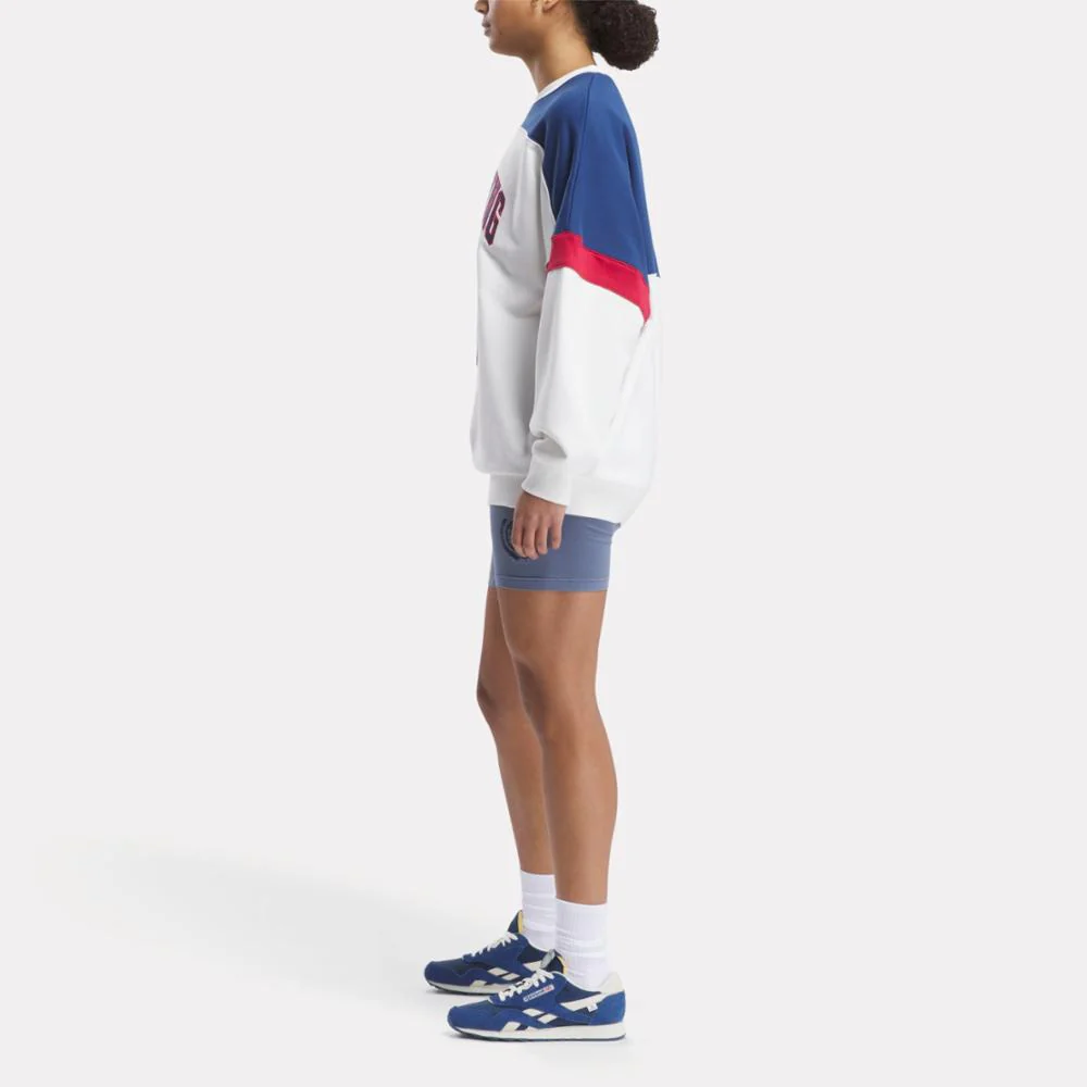 Reebok Apparel Women Reebok x ANINE BING Oversized Crew CHALK - Image 2