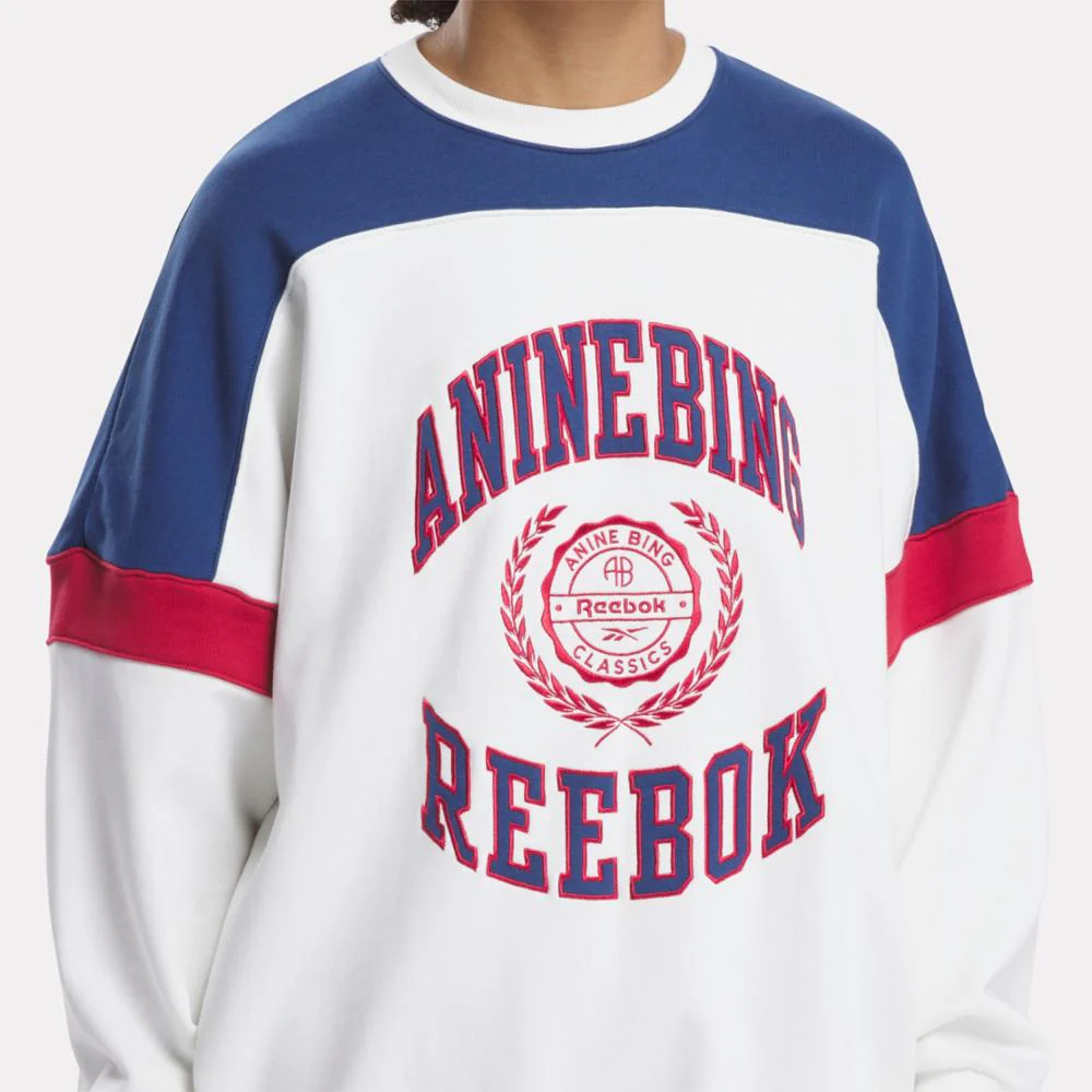 Reebok Apparel Women Reebok x ANINE BING Oversized Crew CHALK - Image 4