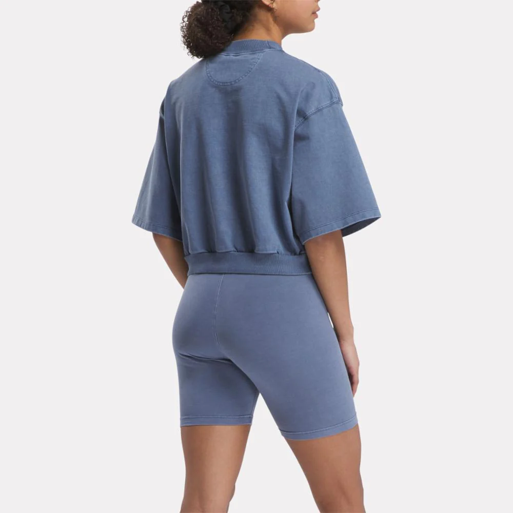 Reebok Apparel Women Reebok x ANINE BING T-Shirt BATIK BLUE - Image 3