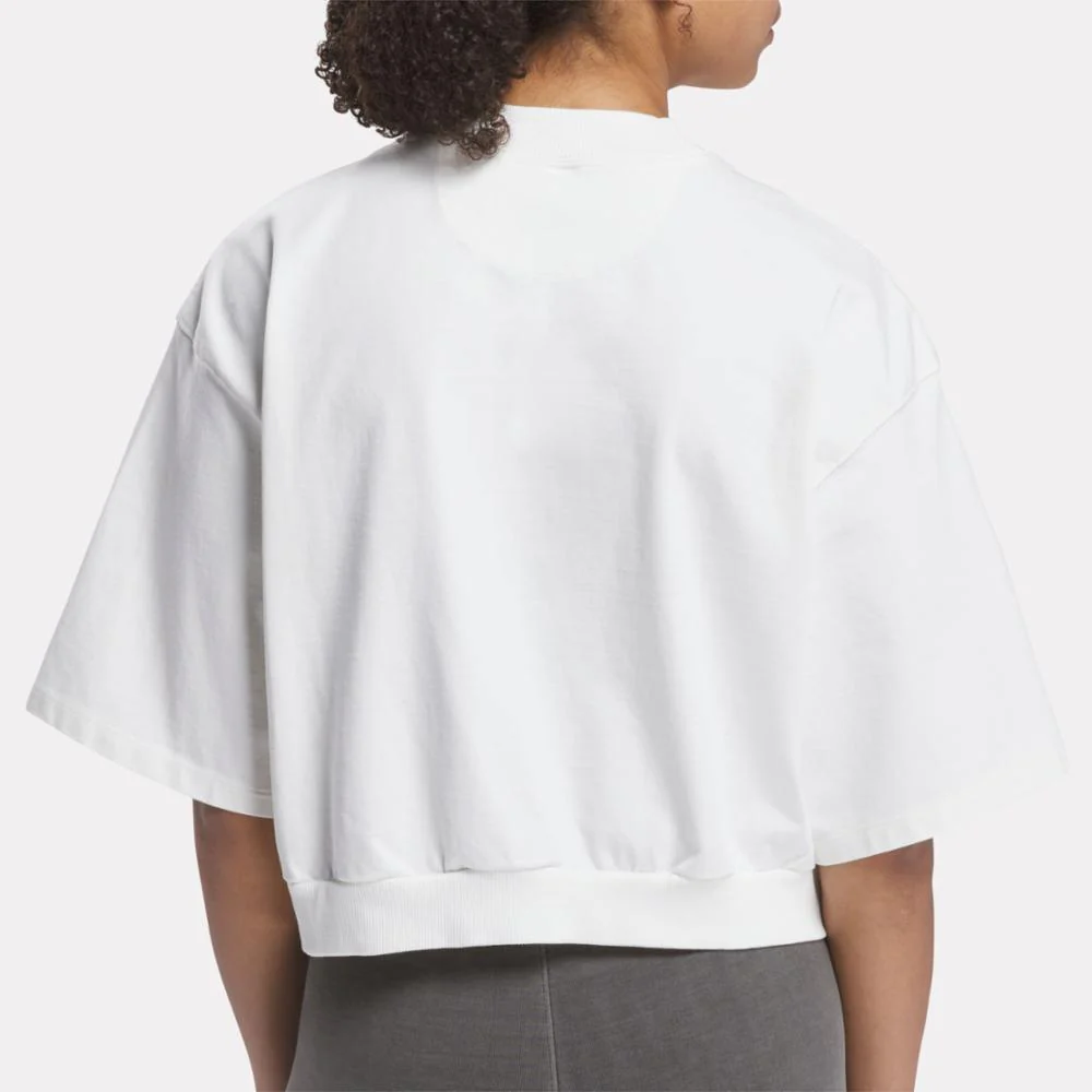 Reebok Apparel Women Reebok x ANINE BING T-Shirt CHALK - Image 5