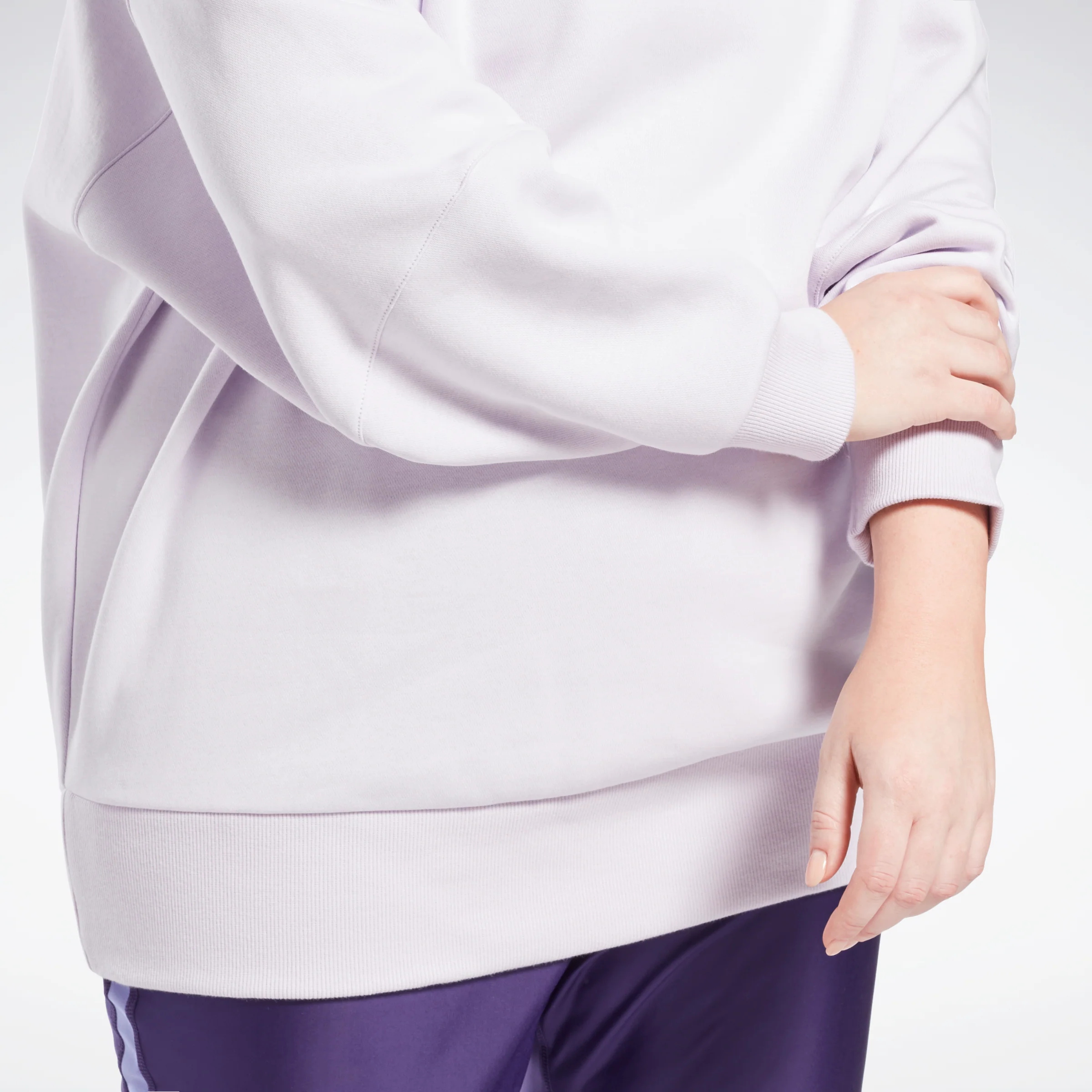 Reebok Apparel Women Retro Oversize Hoodie (Plus Size) Lumlil - Image 3