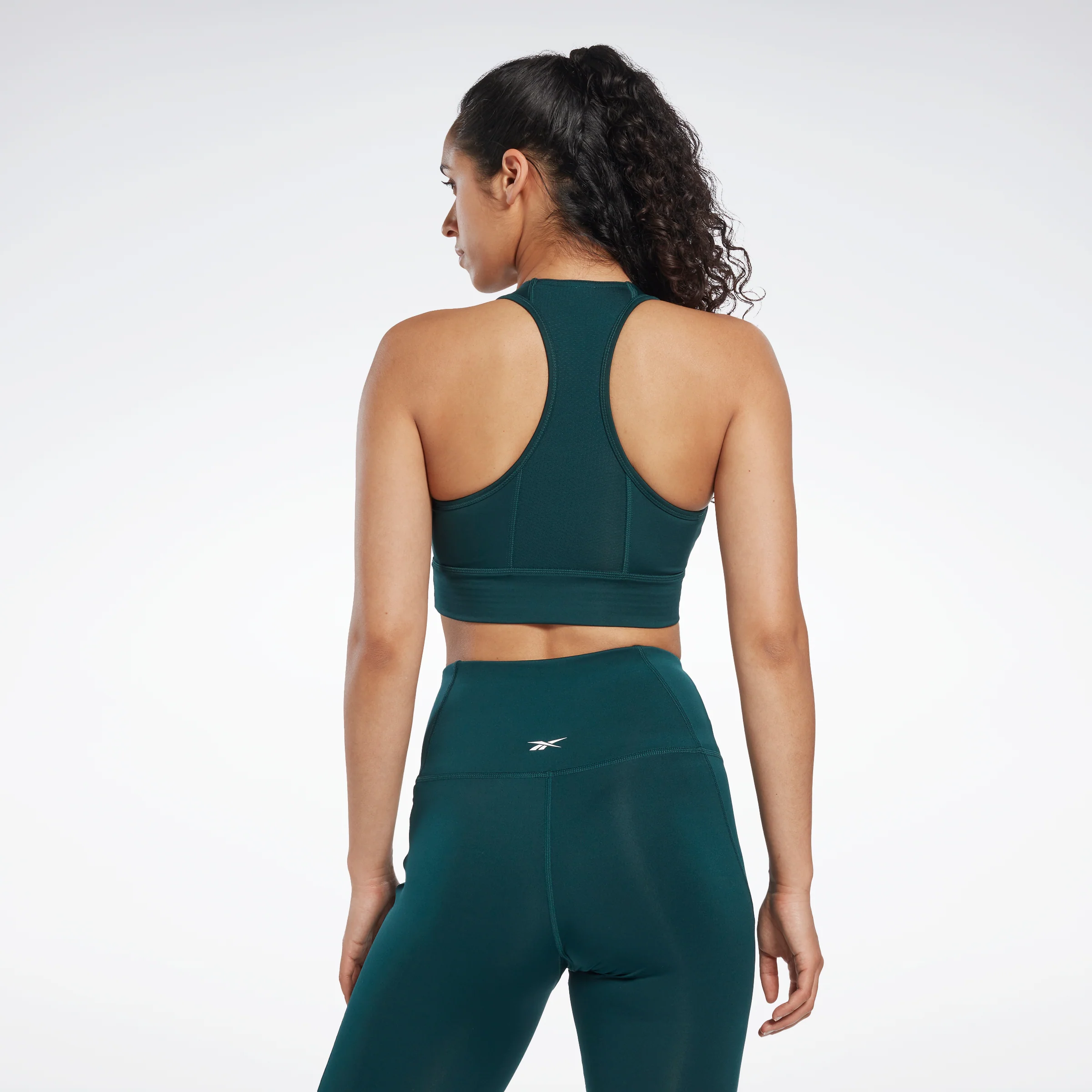 Reebok Apparel Women Running Essentials High-Impact Bra Forgrn - Image 3