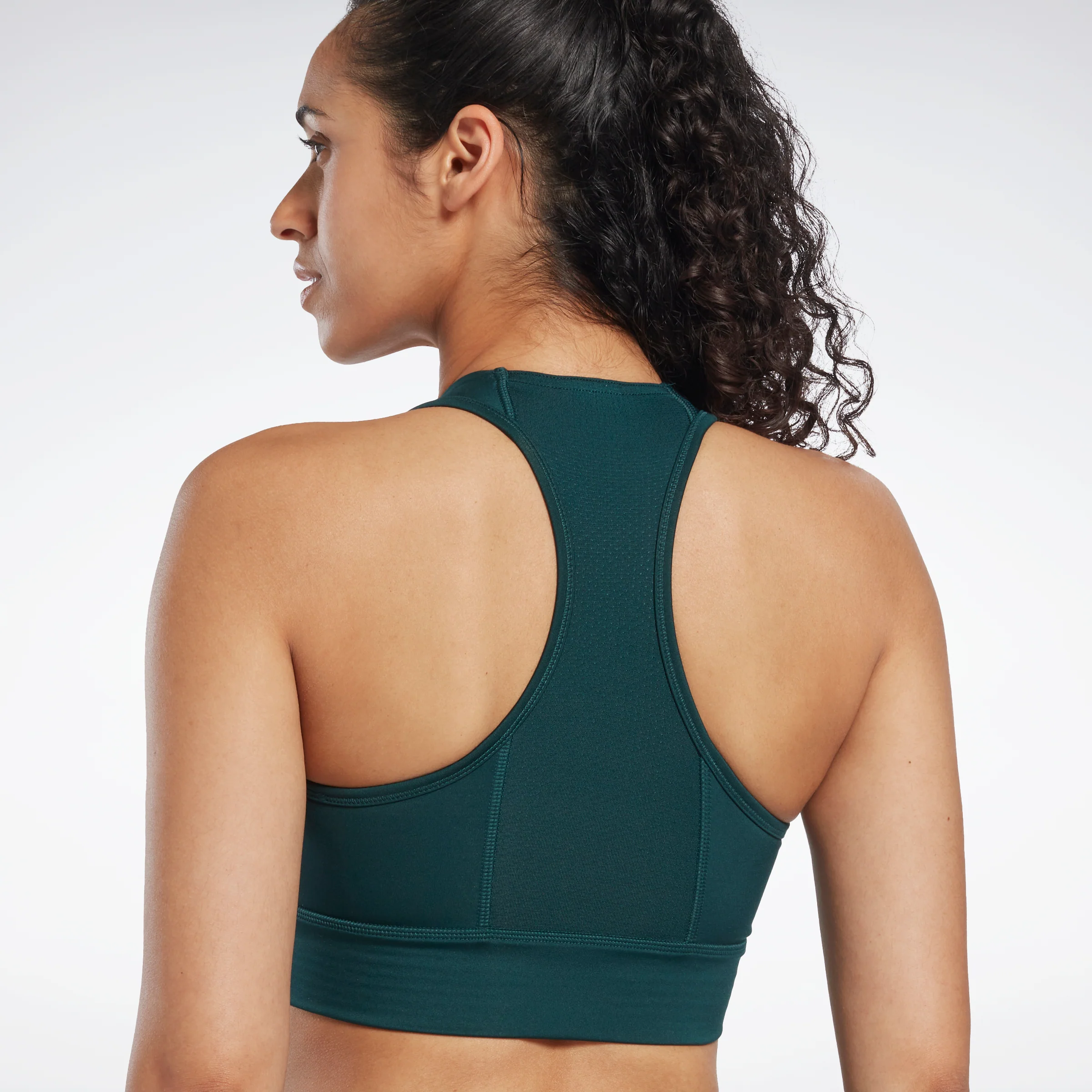 Reebok Apparel Women Running Essentials High-Impact Bra Forgrn - Image 5