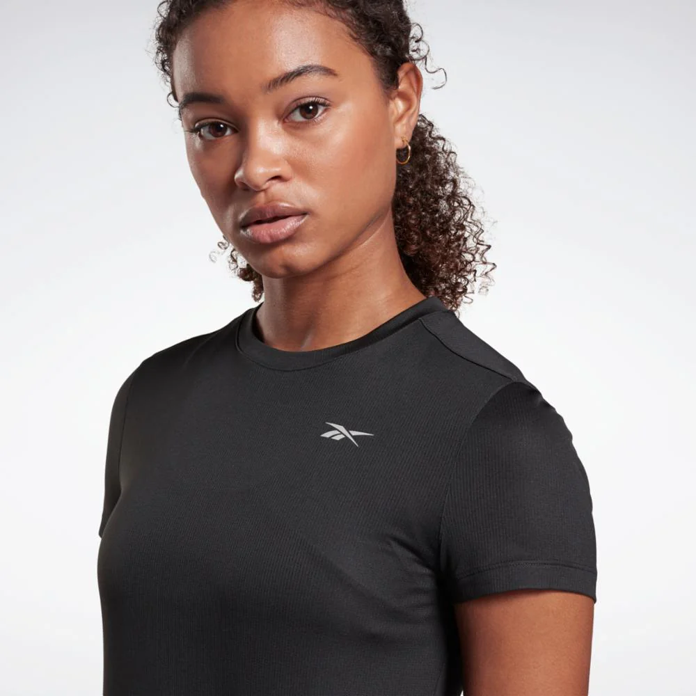 Reebok Apparel Women Running Esssentials T-Shirt BLACK - Image 5